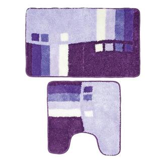 Набор ковриков для ванной комнаты Milardo Meteora skies, 50х80+50х50 см (490PA58M13)