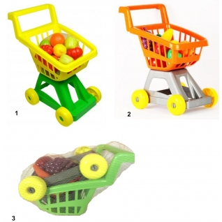 Игровой набор "Супермаркет" - Тележка с фруктами и овощами Совтехстром