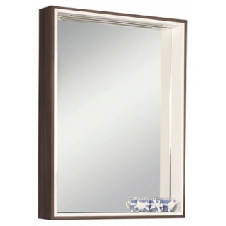 Зеркало-шкаф Акватон Фабиа 65 белый/дуб инканто