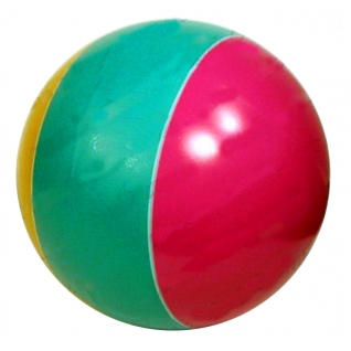 Полосатый лакированный мяч, 20 см Чебоксарский Завод