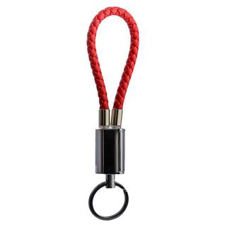 USB дата-кабель-брелок COTEetCI M18 FASHION series Lightning Keychain Cable (MFI) CS2133-RD (0.25m) красный