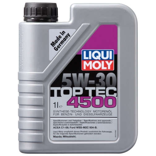 Моторное масло LIQUI MOLY Top Tec 4500 5W-30 1 литр 5927045