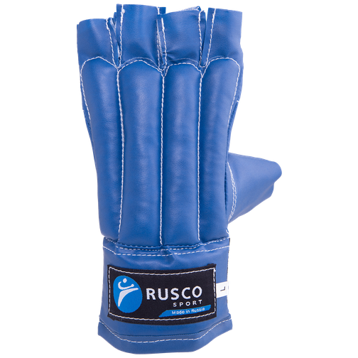 Перчатки снарядные, шингарты, кожзам, синий Rusco размер M 42219818 1