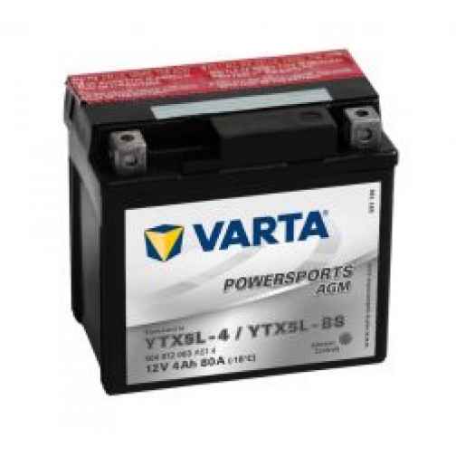 Аккумулятор VARTA AGM 504012003 4 Ач (A/h)-YTX5L-BS VARTA 504012003 2060497
