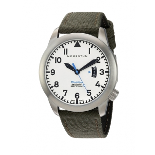 Часы Momentum Flatline Field Lum (сапфировое стекло, кордура) Momentum by St. Moritz Watch Corp