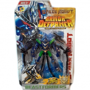 Робот Armor Deformer с аксессуарами, сине-зеленый