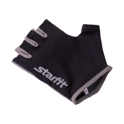 Перчатки для фитнеса Starfit Su-127, черный/серый размер L 42300610 1