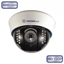 Внутренняя AHD видеокамера с вариофокальным объективом MATRIX MT-DW720AHD20VL