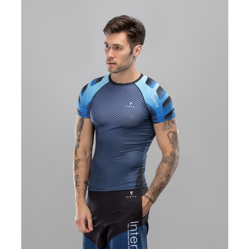 Мужская спортивная футболка Fifty Intense Fa-mt-0103, принт синий размер M 42365239 2