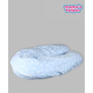 Подушка для беременных с наполнителем из полистирола и холлофайбера, голубая Mama's Helper