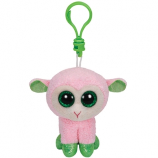 Овечка Beanie Boo's (розовая с зелеными копытцами), 12 см Ty Inc