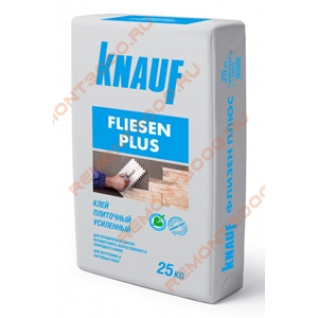 КНАУФ Флизен плюс клей плиточный усиленный (25кг) / KNAUF Fliesen plus клей для плитки и керамогранита усиленный (25кг) Кнауф