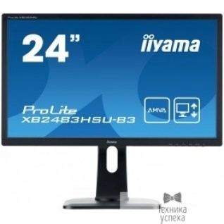 Iiyama IIYAMA 24" XB2483HSU-B3 черный AMVAA LED 1920x1080 4ms 16:9 3000:1 250cd 178гр/178гр D-Sub HDMI DisplayPort