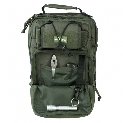 Однолямочный тактический рюкзак Kiwidition Matangi, зеленый 37687431 2