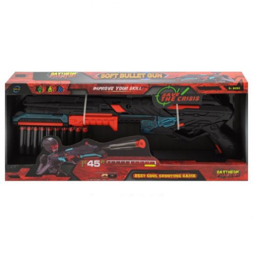 Бластер Soft Bullet Gun с 10 мягкими снарядами Junfa Toys 37712437 1
