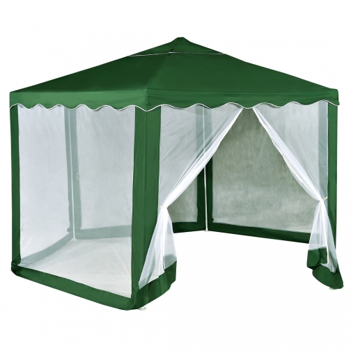 Тент шатер садовый с москитной сеткой Green Glade 1003 от солнца (8148) 1388543