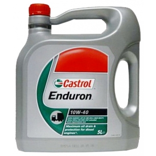 Моторное масло CASTROL Enduron 10W40 полусинтетическое 5 литров