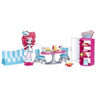 Мини-кукла "Эквестрия Герлз: Пижамная вечеринка" - Кафе Пинки Пай Hasbro