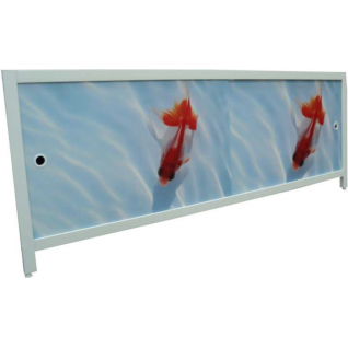 Экран для ванны МетаКам Ультралёгкий Арт 168 Золотые рыбки