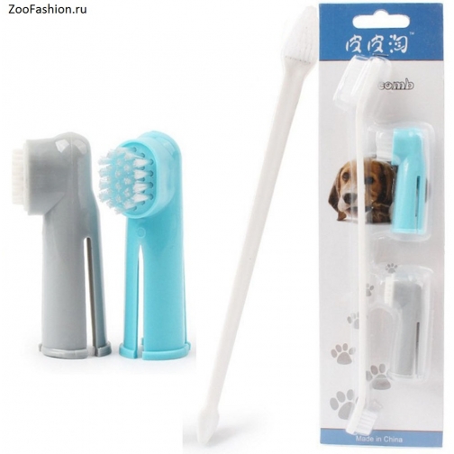 Набор зубных щеток для собак 3 шт. ( ) 6441526