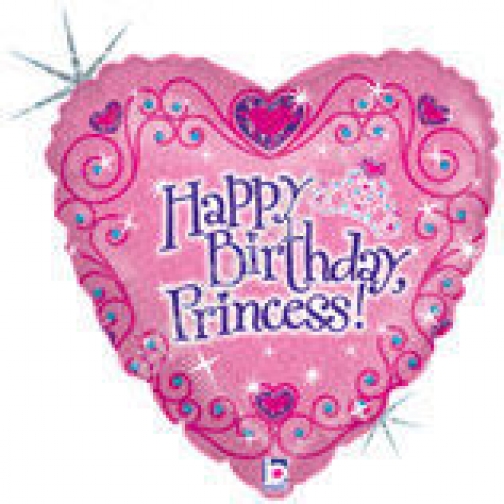 Принцесса С днём рождения Голография 873597