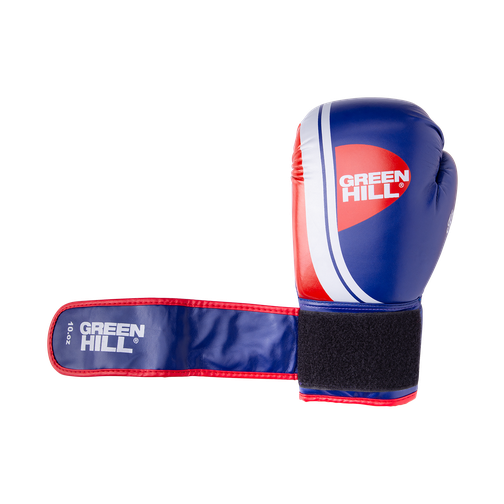 Перчатки боксерские Green Hill Knockout Bgk-2266, 14 Oz, к/з, синий 42300532 1