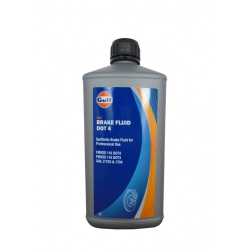 Тормозная жидкость Gulf Brake Fluid DOT 4 1л 37640118