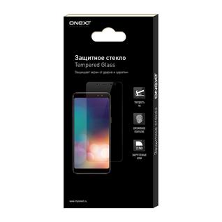 Защитное стекло Onext для телефона Samsung Galaxy J7, с рамкой, золотое (2017)