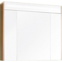 Зеркало-шкаф Акватон Блент 100 кремовый со светильником Акватон