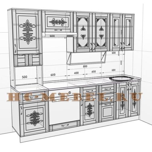 Кухня БЕЛАРУСЬ-4В модульная, правая, левая 42507485