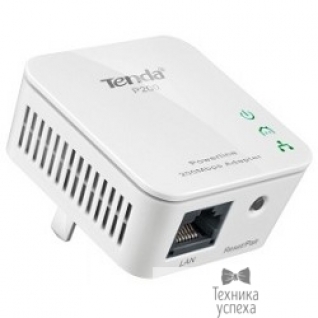 Tenda TENDA P200 Kit 200Mbps PowerLine Mini Adapter Kit Compliant with Home Plug AV 1*Fast Ethernet port Up to 200Mbps transfer speed over electrical wiring 128-bi Advanced Encryption Security (AES)