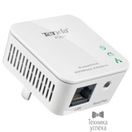 Tenda TENDA P200 Kit 200Mbps PowerLine Mini Adapter Kit Compliant with Home Plug AV 1*Fast Ethernet port Up to 200Mbps transfer speed over electrical wiring 128-bi Advanced Encryption Security (AES) 8177758