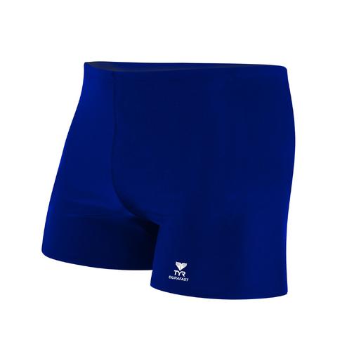 Плавки-шорты Tyr Durafast Elite Solid Square Leg, Sqdus7a/401, синий размер 34 42363908 2
