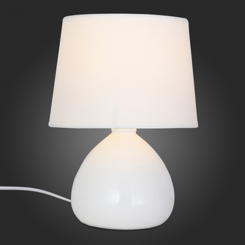 Настольная лампа St Luce Белый/Белый E27 1*60W SLE300.504.01 37397218 1