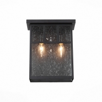 Светильник уличный настенный St Luce Темный кофе/Прозрачное кракелированное стекло E14 SL079.401.02