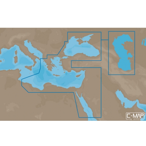 Карта C-MAP EM-N111 - Черное и Каспийское море, часть Средиземного моря C-MAP 833825