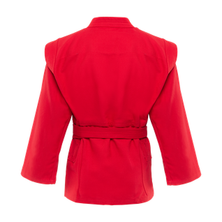 Куртка для самбо Green Hill Junior Scj-2201, красный, р.5/180