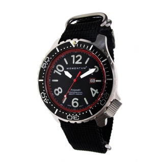 Часы Momentum Torpedo Blast красный (нато) Momentum by St. Moritz Watch Corp