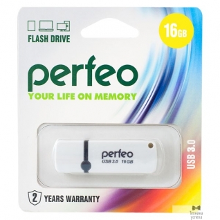 Perfeo Perfeo USB Drive 16GB C08 White PF-C08W016 USB3.0