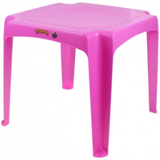 (УЦЕНКА) Детский стол, розовый Бытпласт