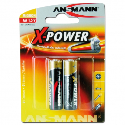Ansmann Батареи Ansmann Mignon AA X-Power, 2 шт. 5018860
