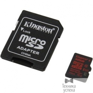 Kingston Micro SecureDigital 32Gb Kingston SDCA3/32GB MicroSDHC Class 10 UHS-I U3, SD adapter
