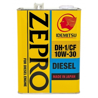 Моторное масло IDEMITSU ZEPRO DIESEL CF/DH-1 10W30 / Масло моторное минеральное 4л