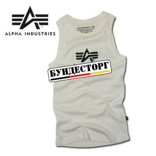 Alpha Industries Майка Alpha, цвет белый 5017566