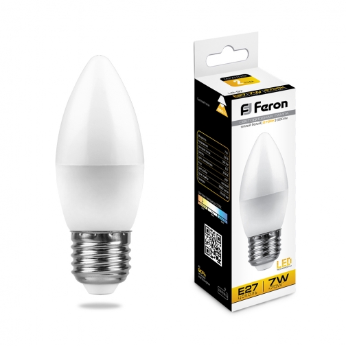 Светодиодная лампа Feron LB-97 (7W) 230V E27 2700K 8164255