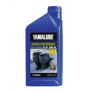 Масло моторное минеральное Yamalube 4M Marine Mineral Oil 20W-40 0,946л (LUB20W40FC12)