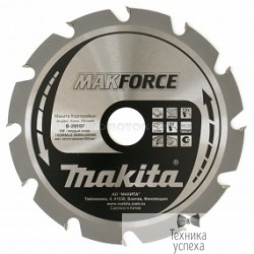 Makita Makita B-29197 Диск Пильный Premium ф190х30х2мм,12зуб д\дерева 5796487