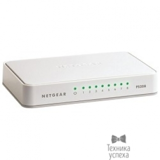 Netgear NETGEAR FS208-100PES Коммутатор на 8 портов 10/100 Мбит/с