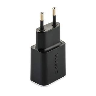 Адаптер питания Deppa Wall charger 3.4A D-11386 (USB + USB Type-C) Черный
