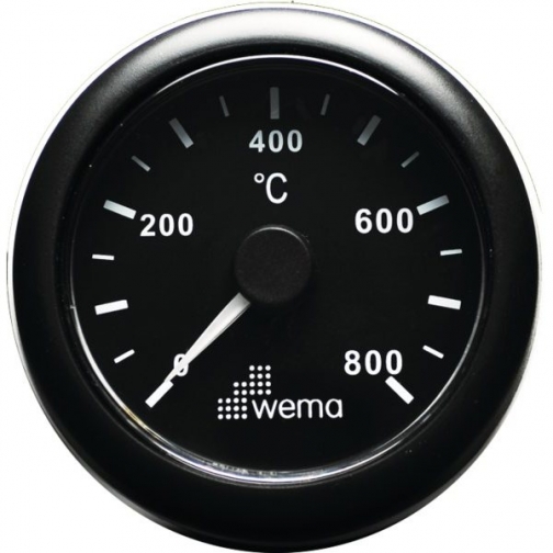 Wema Индикатор температуры выхлопных газов Wema IMTR-BB-0-800 12/24 В 0 - 800 °C 9202368